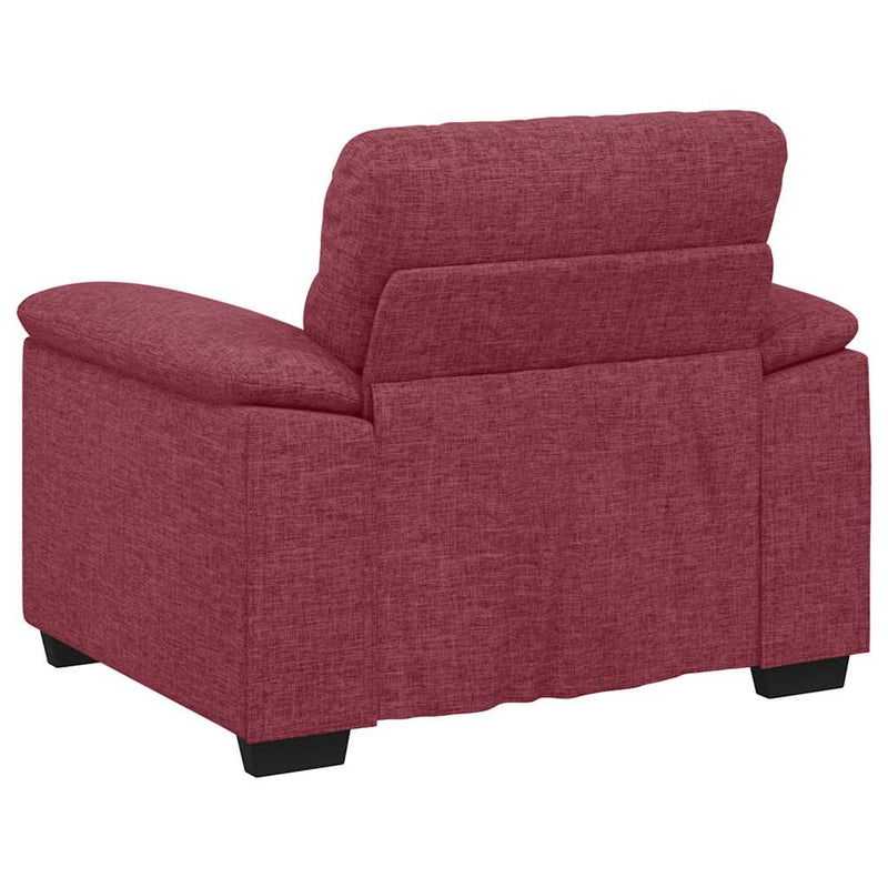 vidaXL bordó szövet kanapéfotel 60 cm