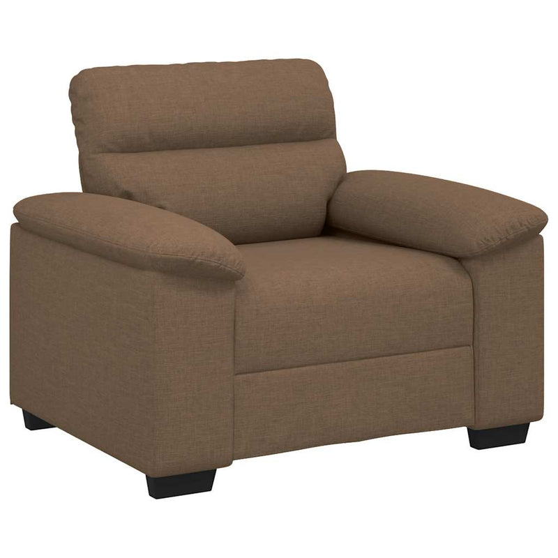 vidaXL barna szövet kanapéfotel 60 cm