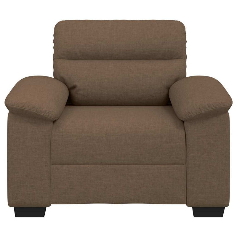 vidaXL barna szövet kanapéfotel 60 cm