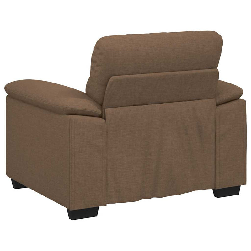 vidaXL barna szövet kanapéfotel 60 cm