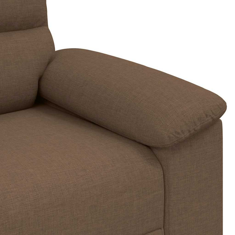 vidaXL barna szövet kanapéfotel 60 cm