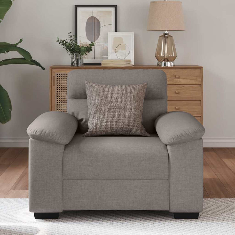 vidaXL tópszínű szövet kanapéfotel 60 cm