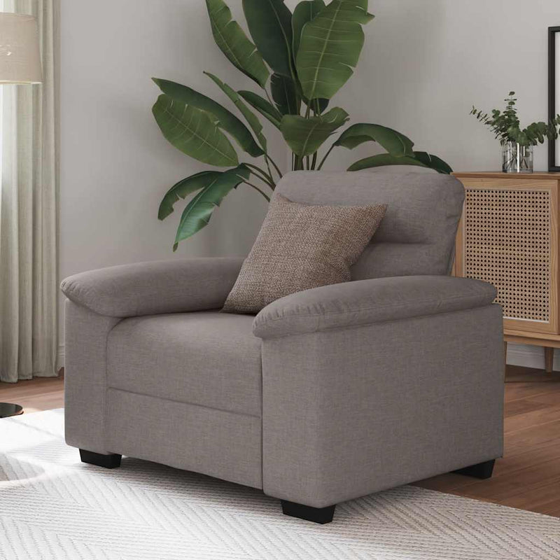 vidaXL tópszínű szövet kanapéfotel 60 cm
