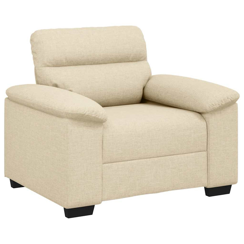 vidaXL krémszínű szövet kanapéfotel 60 cm