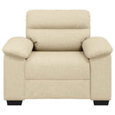 vidaXL krémszínű szövet kanapéfotel 60 cm