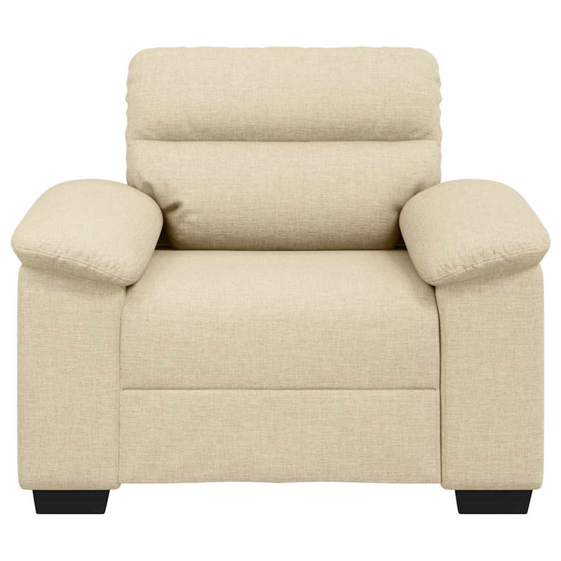 vidaXL krémszínű szövet kanapéfotel 60 cm