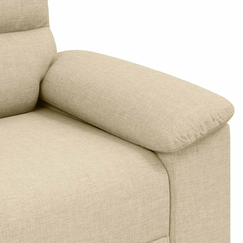 vidaXL krémszínű szövet kanapéfotel 60 cm