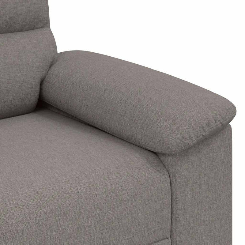 vidaXL kétszemélyes fekete szövetkanapé 120 cm