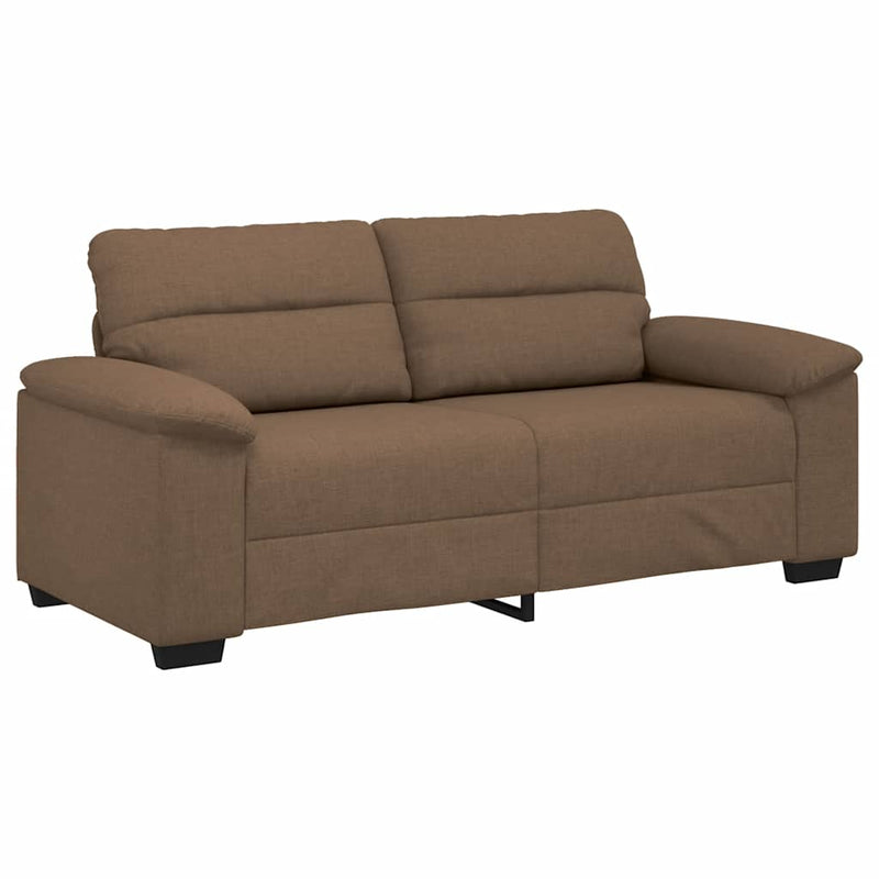 vidaXL kétszemélyes barna szövetkanapé 140 cm