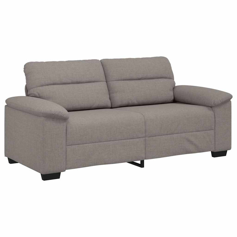 vidaXL kétszemélyes tópszínű szövet kanapé 140 cm