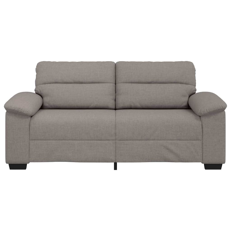 vidaXL kétszemélyes tópszínű szövet kanapé 140 cm