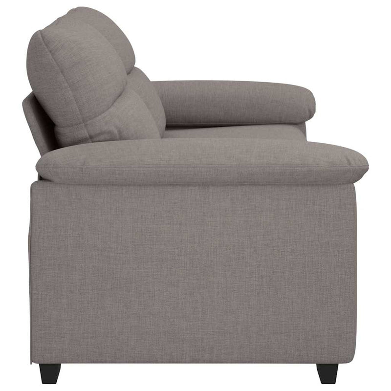 vidaXL kétszemélyes tópszínű szövet kanapé 140 cm