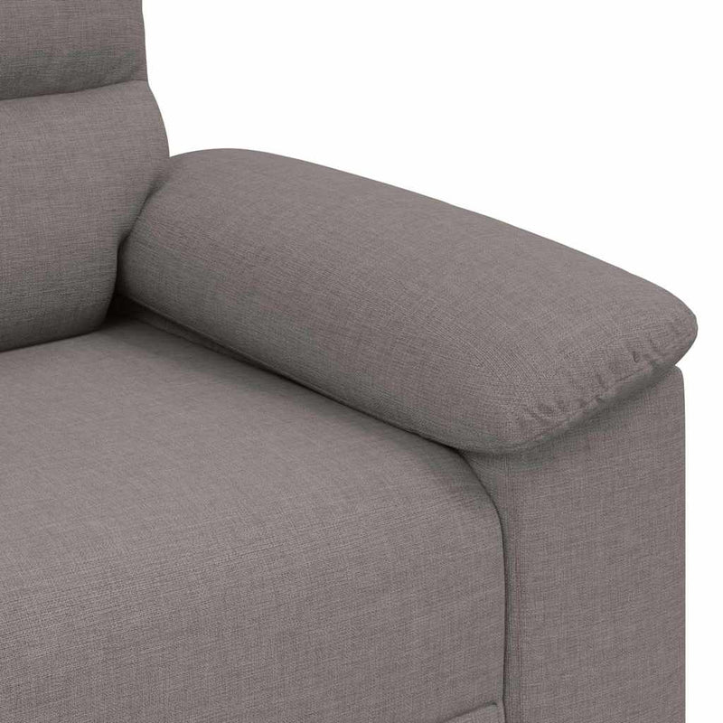 vidaXL kétszemélyes tópszínű szövet kanapé 140 cm