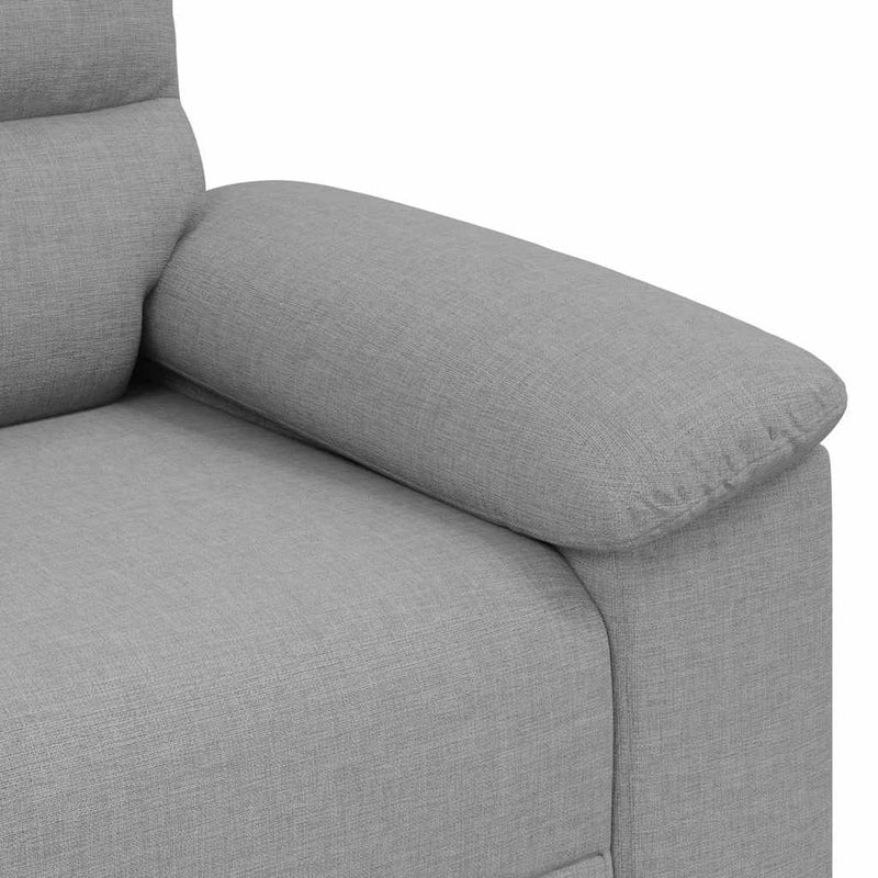 vidaXL felhőszürke sötétszürke szövetkanapé 140 cm