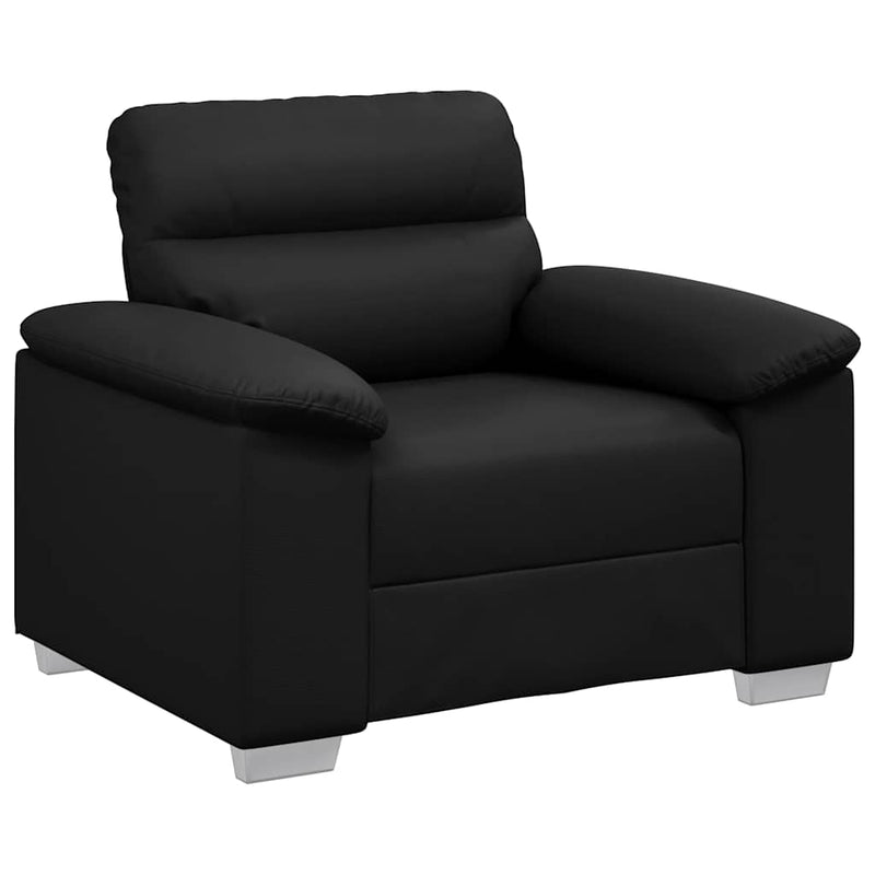 vidaXL fekete műbőr kanapéfotel 60 cm