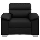 vidaXL fekete műbőr kanapéfotel 60 cm