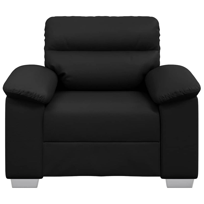 vidaXL fekete műbőr kanapéfotel 60 cm