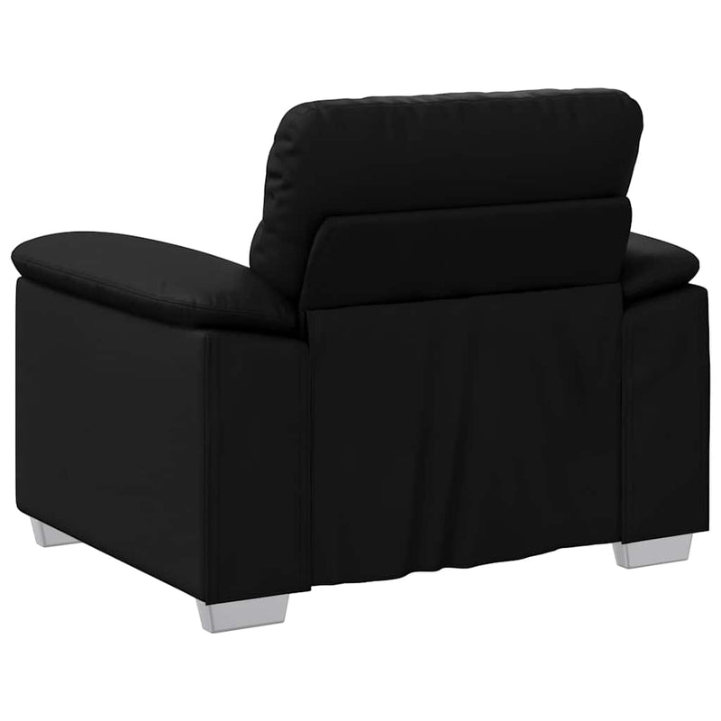 vidaXL fekete műbőr kanapéfotel 60 cm
