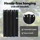 vidaXL Sötétítő függönyök 2 pcs Fekete 140 x 140 cm Bársony