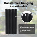 vidaXL Sötétítő függönyök 2 pcs Fekete 140 x 175 cm Bársony