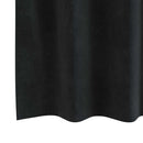 vidaXL Sötétítő függönyök 2 pcs Fekete 140 x 245 cm Bársony