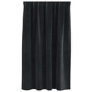 vidaXL Sötétítő függönyök 2 pcs Fekete 140 x 140 cm Bársony