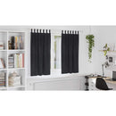 vidaXL Sötétítő függönyök 2 pcs Fekete 140 x 175 cm Bársony