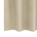 vidaXL Sötétítő függönyök 2 db Krém 140 x 140 cm Bársony