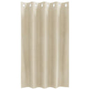 vidaXL Sötétítő függönyök 2 db Krém 140 x 140 cm Bársony