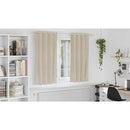 vidaXL Sötétítő függönyök 2 pcs Krém 140 x 175 cm Bársony