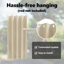 vidaXL Sötétítő függönyök 2 pcs Krém 140 x 175 cm Bársony