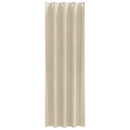 vidaXL Sötétítő függönyök 2 pcs Krém 140 x 225 cm Bársony