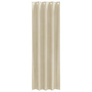vidaXL Sötétítő függönyök 2 pcs Krém 140 x 245 cm Bársony