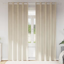 vidaXL Sötétítő függönyök 2 db Krém 140 x 260 cm Bársony