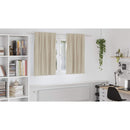 vidaXL Sötétítő függönyök 2 pcs Krém 140 x 140 cm Bársony