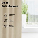 vidaXL Sötétítő függönyök 2 pcs Krém 140 x 140 cm Bársony