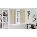 vidaXL Sötétítő függönyök 2 pcs Krém 140 x 175 cm Bársony