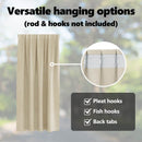 vidaXL Sötétítő függönyök 2 pcs Krém 140 x 175 cm Bársony