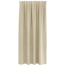 vidaXL Sötétítő függönyök 2 pcs Krém 140 x 175 cm Bársony