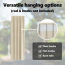 vidaXL Sötétítő függönyök 2 pcs Krém 140 x 225 cm Bársony