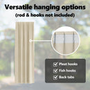 vidaXL Sötétítő függönyök 2 pcs Krém 140 x 260 cm Bársony