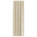 vidaXL Sötétítő függönyök 2 pcs Krém 140 x 260 cm Bársony
