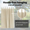vidaXL Sötétítő függönyök 2 pcs Krém 140 x 140 cm Bársony