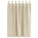 vidaXL Sötétítő függönyök 2 pcs Krém 140 x 140 cm Bársony