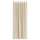 vidaXL Sötétítő függönyök 2 pcs Krém 140 x 225 cm Bársony