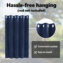 vidaXL Sötétítő függönyök 2 pcs Sötét kék 140 x 140 cm Bársony
