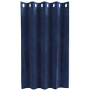 vidaXL Sötétítő függönyök 2 pcs Sötét kék 140 x 140 cm Bársony
