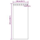 vidaXL Sötétítő függönyök 2 pcs Sötét kék 140 x 245 cm Bársony