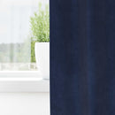 vidaXL Függönyök 2 db Sötét kék 140 x 260 cm Bársony