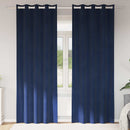 vidaXL Függönyök 2 db Sötét kék 140 x 260 cm Bársony